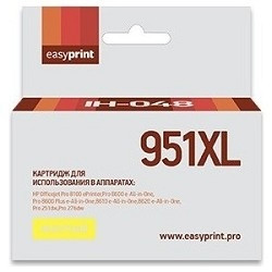 Easyprint CN046AE/№951XL Картридж EasyPrint (IH-046) №951XL для HP Officejet Pro 8100/8600/251dw/276dw, голубой