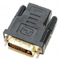 5bites Переходник DH1803G DVI (24+1) M / HDMI F, зол.разъемы
