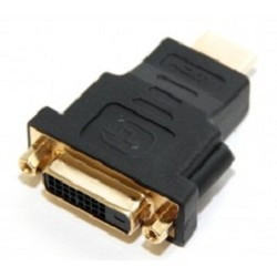 5bites Переходник DH1807G DVI (24+1) F / HDMI M, зол.разъемы