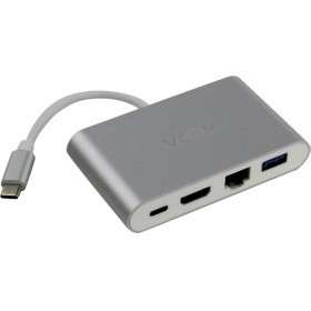 VCOM CU455 Кабель-адаптер USB3.1 Type-CM-->HDMI+USB3.0+RJ45+PD charging  VCOM <CU455>