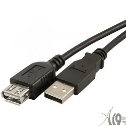 Defender USB 2.0 кабель удлинительный, USB02-06 ,AM-AF 1.8м, PolyBag, (87456)
