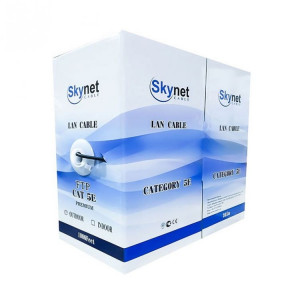 SkyNet Кабель FTP indoor, медный, FLUKE TEST, кат.5e, однож., 305 м, box, серый [CSL-FTP-2-CU]