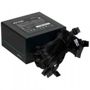 Блок питания Deepcool ATX 700W PF700 80 PLUS WHITE (20+4pin) APFC 120mm fan 6xSATA RTL