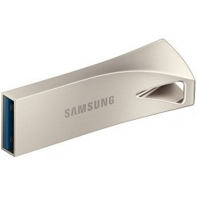 Флеш накопитель 128GB SAMSUNG BAR Plus, USB 3.1, 300 МВ/s, серебристый [MUF-128BE3/APC]