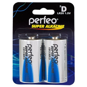 Perfeo LR20/2BL Super Alkaline