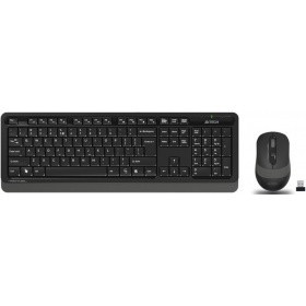 A-4Tech Клавиатура + мышь A4 Fstyler FG1010 GREY клав:черный/серый мышь:черный/серый USB беспроводная [1147570]