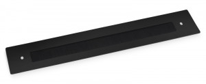 Cabeus JD04B-BK Щеточный кабельный ввод для настенных шкафов SH-05F, напольных шкафов SH-05C, ND-05C, цвет черный (RAL 9004)