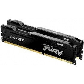 Kingston DRAM 16GB 1866MHz DDR3 CL10 DIMM (Kit of 2) FURY Beast Black KF318C10BBK2/16