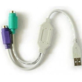 KS-is Адаптер USB на 2 порта PS/2 KS-is Apst  (KS-011)