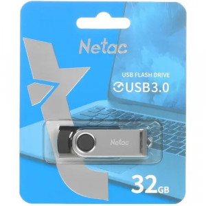 Netac USB Drive 32GB U505 USB3.0, ABS+Metal housing [NT03U505N-032G-30BK]