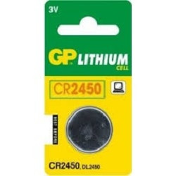 GP Lithium CR2450  (1 шт. в уп-ке) {10607}