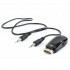 Bion Переходник HDMI 1.4 - VGA и стерео-аудио, 19M/DB15F & miniJack 3.5mm [BXP-A-HDMI-VGA-02]