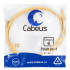 Cabeus PC-UTP-RJ45-Cat.6-1.5m-YL Патч-корд U/UTP, категория 6, 2xRJ45/8p8c, неэкранированный, желтый, PVC, 1.5м
