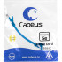 Cabeus PC-UTP-RJ45-Cat.5e-0.15m-BL Патч-корд U/UTP, категория 5е, 2xRJ45/8p8c, неэкранированный, синий, PVC, 0.15м