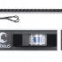 Cabeus PDU-16-20S-B Блок розеток для 19" шкафов, вертикальный, 20 розеток Schuko, 16А, автомат защиты, алюминиевый корпус, шнур с вилкой Schuko 2 м
