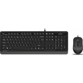 A-4Tech Клавиатура + мышь A4 FStyler F1010 GREY клав:черный/серый мышь:черный/серый USB [1147539]