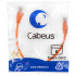Cabeus PC-UTP-RJ45-Cat.6-0.3m-OR Патч-корд U/UTP, категория 6, 2xRJ45/8p8c, неэкранированный, оранжевый, PVC, 0.3м