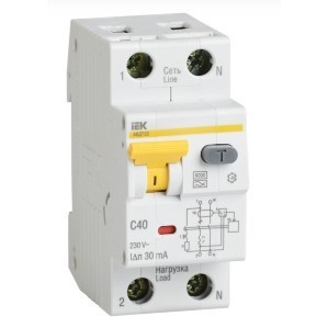 Iek MAD22-5-050-C-100 АВДТ 32 C50 100мА  - Автоматический Выключатель Дифф. тока