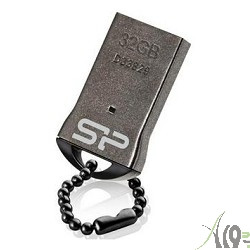 USB 2.0 Silicon Power USB Drive 32Gb, Touch T01 [SP032GBUF2T01V1K], Black