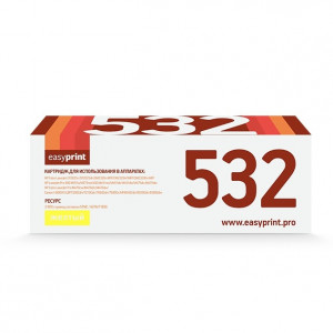EasyPrint CC532A/412A/382A Картридж EasyPrint LH-532A U для HP CLJ CP2025/M451/M476/LBP7200Cdn 718C (2900 стр.) жёлтый, с чипом