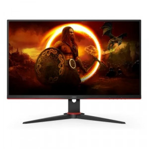 LCD AOC 23.8'' 24G2SAE {VA 1920х1080 350cd 178/178 3000:1 4ms D-Sub 2xHDMI DisplayPort Tilt Swivel Speakers Curved}