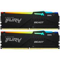 Kingston 32GB 6000MT/s DDR5 CL40 DIMM (Kit of 2) FURY Beast RGB