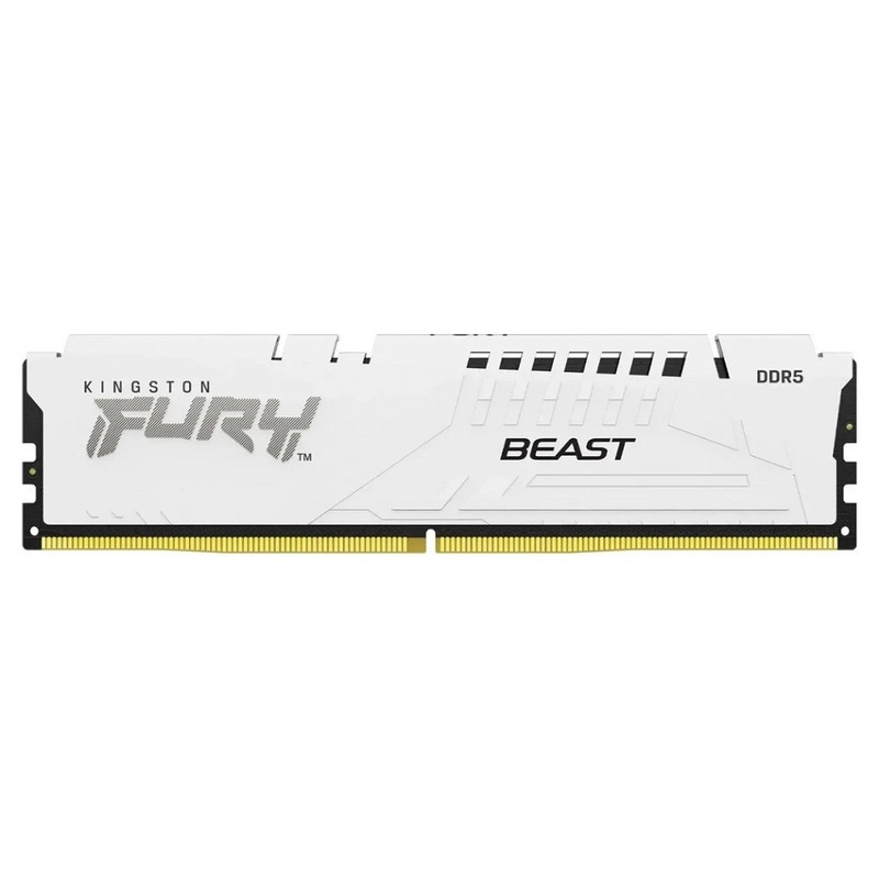 Оперативная память Kingston Fury Beast KF560C30BWE-16 DDR5 -  1x 16ГБ 6000МГц, DIMM,  White,  Ret