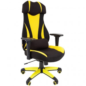 Офисное кресло Chairman   game 14 ткань черн./желт. [7022221]