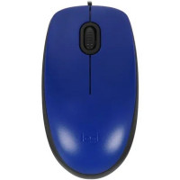 Мышь Logitech M110 Silent Blue [бесшумная, оптическая, 1000dpi, USB, 1.8м] [910-005500]