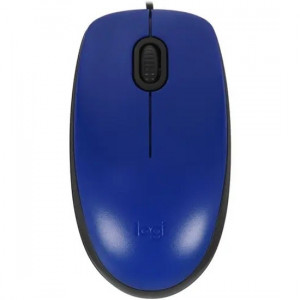 Мышь Logitech M110 Silent Blue [бесшумная, оптическая, 1000dpi, USB, 1.8м] [910-005500]