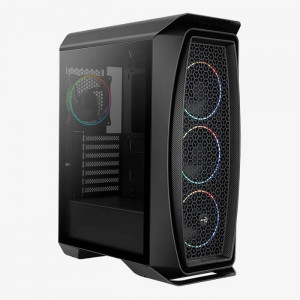 Корпус ATX Aerocool Aero One Eclipse-G-BK-v1, Midi-Tower, без БП,  черный [accm-pb17143.11]