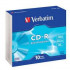 Verbatim Диски CD-R  700Mb 48-х/52-х (Slim case, 10шт.) [43415]