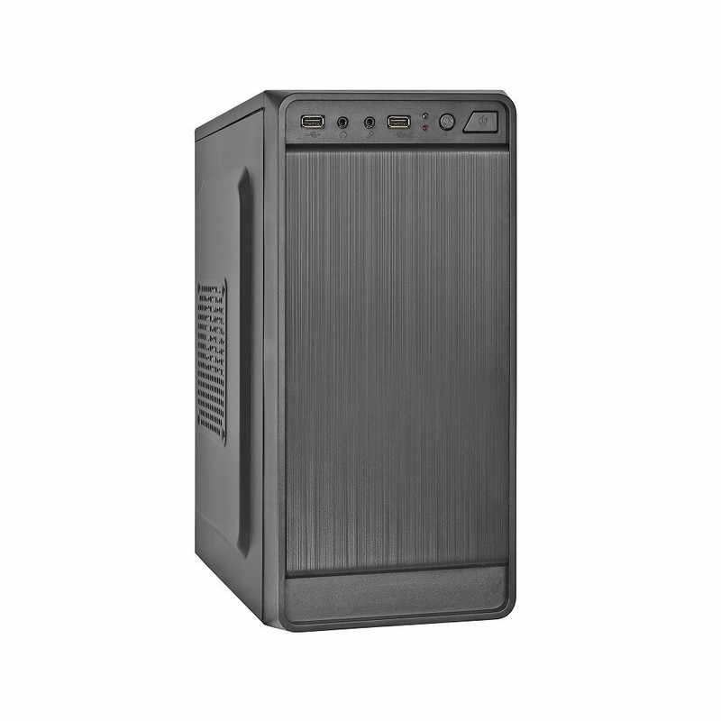 Exegate EX283124RUS Корпус Minitower ExeGate BAA-108 Black, mATX, <AAA450, 80mm>, 2*USB, Audio