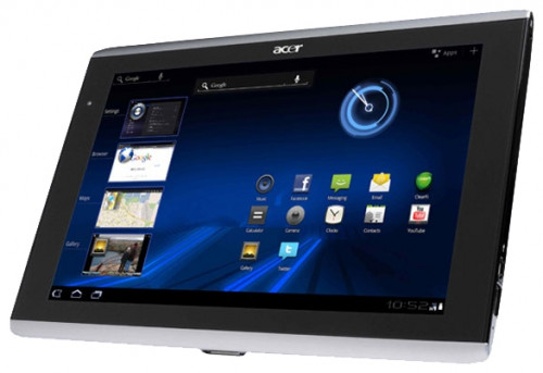 Acer Iconia Tab A500 16Gb (10.1" NV-Tegra 250/1GB/16GB/BT/WIFI/Dual Cam/Android 3) [XE.H60EN.011]