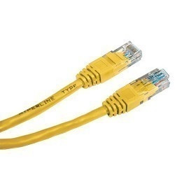 Патчкорд литой "Telecom" UTP кат.5е 3м желтый