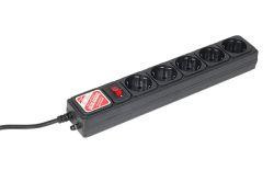 PowerCube Фильтр  B, 1.8м , 5 розеток (SPG-B-6), серый