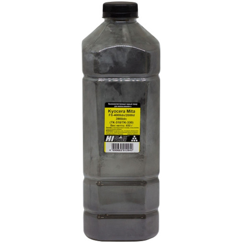 Hi-Black TK-310/TK-330 Тонер для Kyocera FS-4000dn/2000d/3900dn Bk, 450 г, канистра Hi-Black TK-310/TK-330 Тонер для Kyocera FS-4000dn/2000d/3900dn Bk, 450 г, канистра