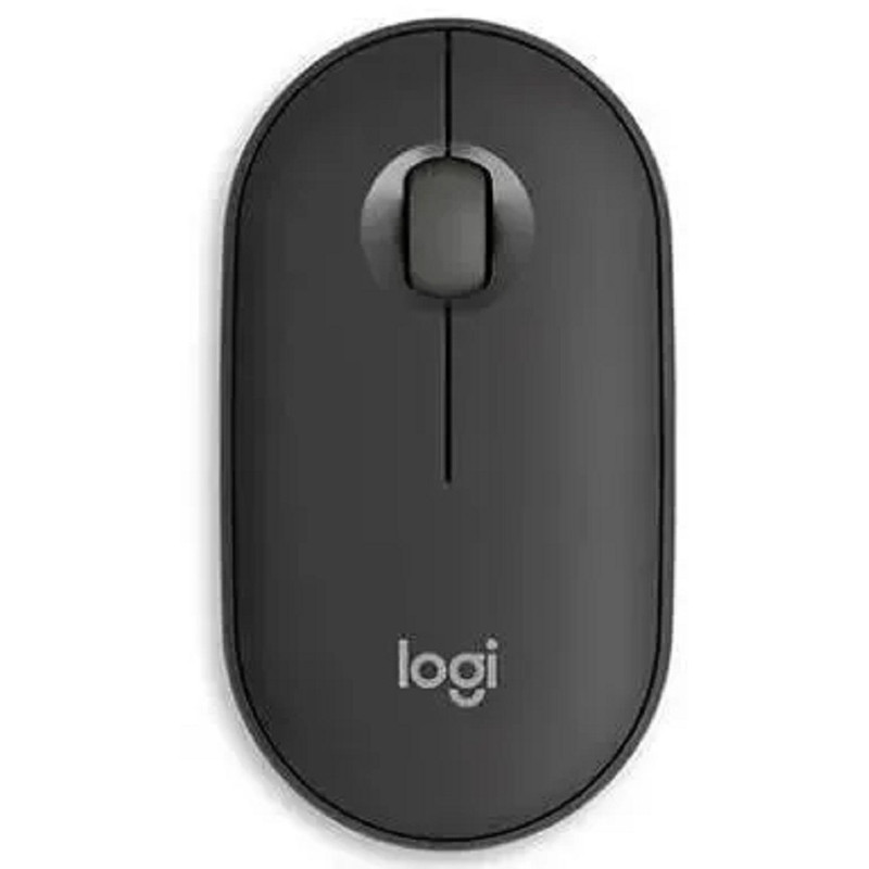 Мышь Logitech Pebble 2 M350S графитовый оптическая (4000dpi) silent беспроводная BT USB для ноутбука (2but)