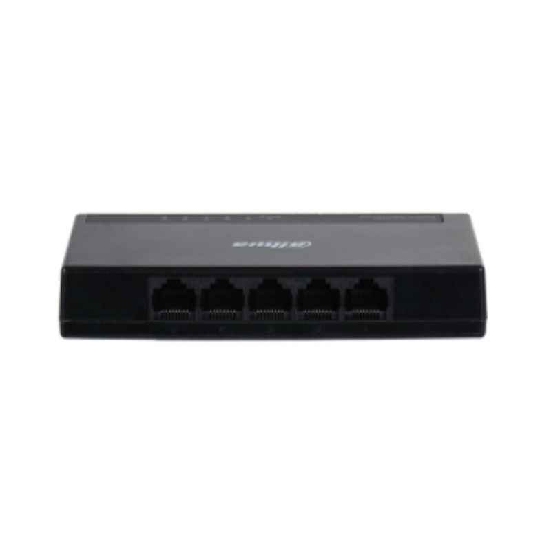 DAHUA DH-PFS3005-5GT-L 5-портовый гигабитный неуправляемый коммутатор, 5xRJ45 1Gb, коммутация 10 Гбит/с, MAC-таблица 2K, пластик