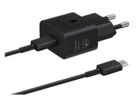 Сетевое зарядное устройство Samsung EP-T2510,  USB type-C,  USB type-C,  25Вт,  3A,  черный [ep-t2510xbegeu]