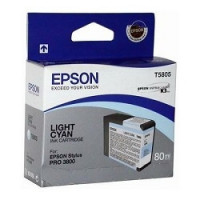 EPSON Картридж Epson C13T580500 голубой (Light Cyan) 80 мл. 