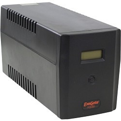 ИБП Exegate Power (EP212520RUS) Smart ULB-1500 LCD <1500VA, Black, 2 евророзетки+2 розетки IEC320, USB>