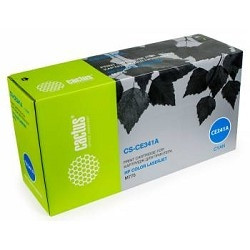 Cactus CE341A Тонер Картридж Cactus CS-CE341AV голубой для HP Color LaserJet M775 (16000стр.)