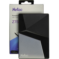 Портативный HDD Netac External Z7S USB 3.2 120Gb