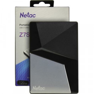 Портативный HDD Netac External Z7S USB 3.2 120Gb