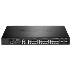 D-Link DXS-3400-24TC PROJ Управляемый коммутатор с 20 портами 10GBase-T и 4 комбо-портами 10GBase-T/SFP+