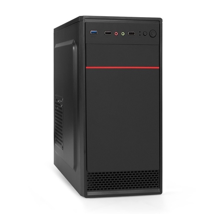 Exegate EX295157RUS Корпус Minitower ExeGate MA-401-XP450 (mATX, БП XP450 с вент. 12см, 2*USB+1*USB3.0, аудио, черный)  