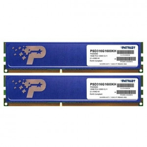 Patriot SL DDR3 16GB 1600MHz UDIMM KIT with HS EAN: 815530013181