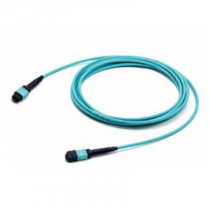Hyperline FHD-MC3-504-MPOF12/PS-MPOF12/PS-B-2M-LSZH-AQ Патч-корд волоконно-оптический МРО (мама)-МРО (мама), тип B, 12 волокон, 50/125 (OM4), 40/100G, LSZH, 2 м														