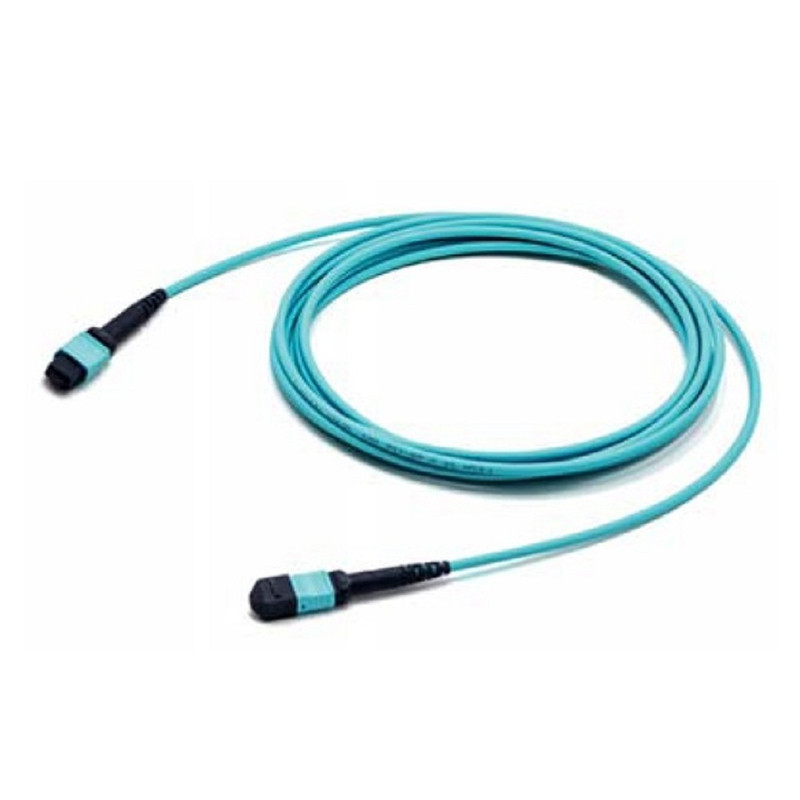 Hyperline FHD-MC3-504-MPOF12/PS-MPOF12/PS-B-2M-LSZH-AQ Патч-корд волоконно-оптический МРО (мама)-МРО (мама), тип B, 12 волокон, 50/125 (OM4), 40/100G, LSZH, 2 м														